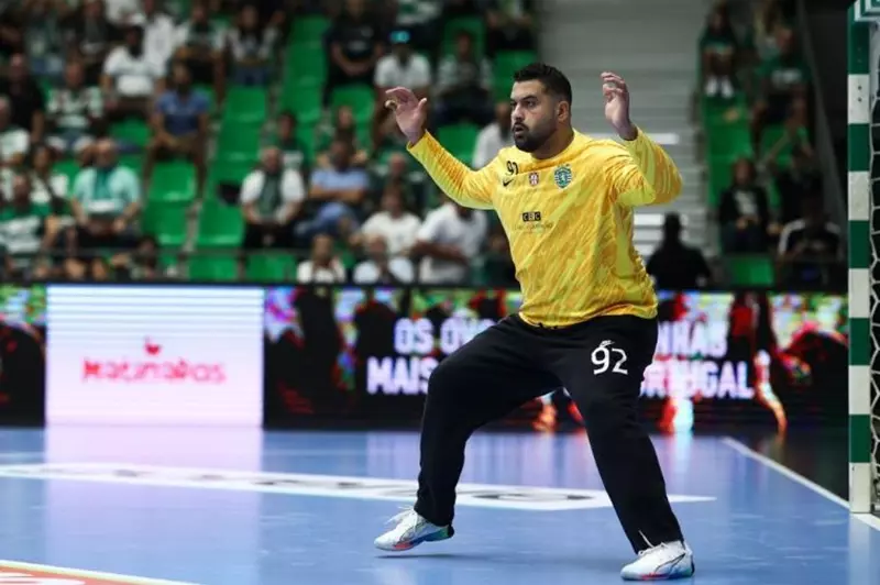 أداء محمد علي يحقق انتصار سبورتنج لشبونة المثير ضد فيزبريم في دوري أبطال أوروبا لكرة اليد